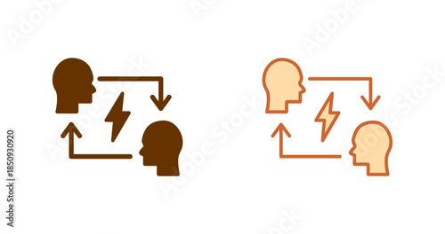 Conflict Resolution Vector Icon