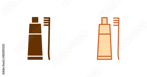 Toothpaste Vector Icon