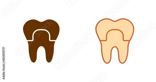 Dental Crown Vector Icon