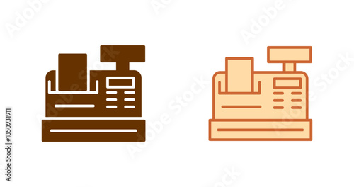 Cash Register Vector Icon