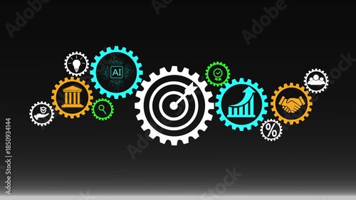 Concept of business strategy and future sustainable business finance action plan. Hand holding target board for creative and set up business objective target and success and business goals concept