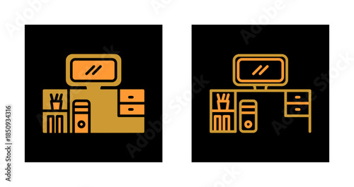 Work Table Icon Design