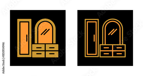 Dressing Table Icon Design