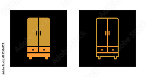 Cabinet Drawer Icon Design