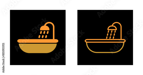 Bathtub Icon Design