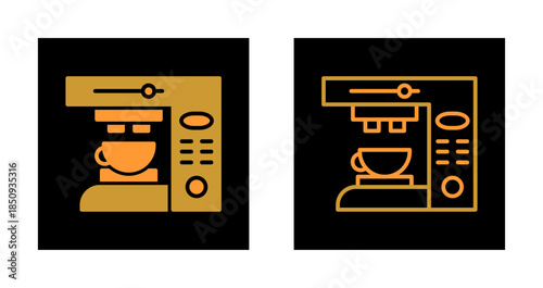 Coffee Machine Icon Design