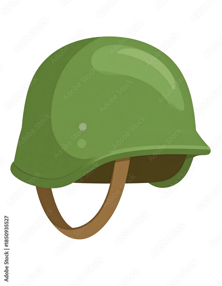 Fototapeta premium Military helmet illustration