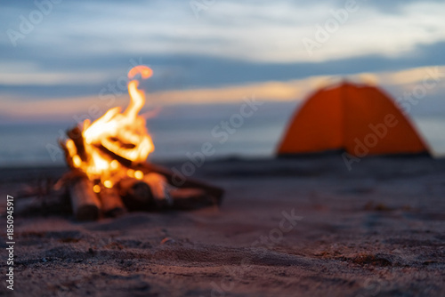 焚火とキャンプ