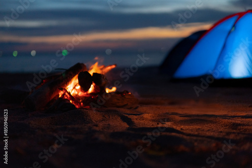 焚火とキャンプ