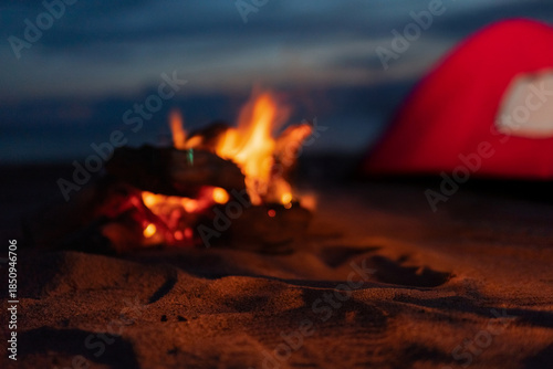 焚火とキャンプ