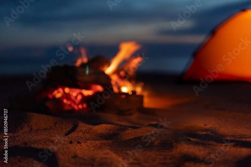 焚火とキャンプ