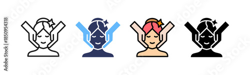 Face Massage multiple icon