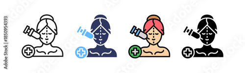 Face Treatment multiple icon