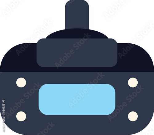 Drone remote controller with display for showing data and buttons for controlling the flight