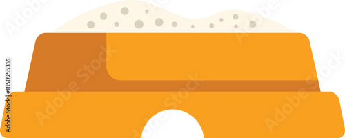 Sandbox with sand for playing on the playground is waiting for kids to have fun outdoors