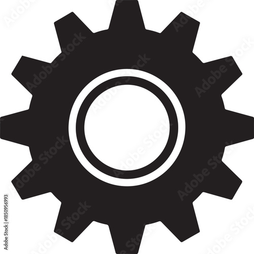 Precision Engineering Gear: A bold, close-up shot of a single, meticulously crafted gear, symbolizing the power of mechanical ingenuity and the synergy of interconnected systems.