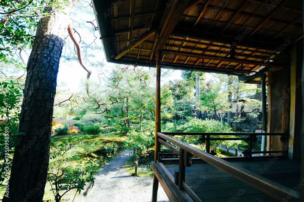 Fototapeta premium 京都の無鄰菴の庭園