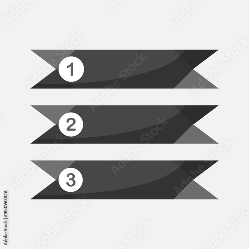 A modern flat infographic with layered arrows designed to explain step-by-step processes and structured workflows clearly.