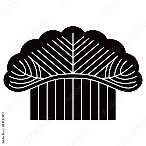 家紋です。西尾櫛松といいます。