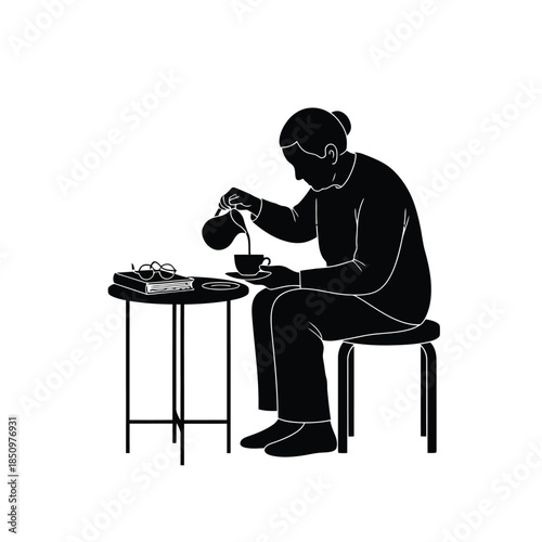 Elderly Daily Activity Silhouette