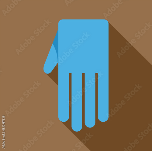 Medical glove protecting hand, promoting hygiene and safety in healthcare settings