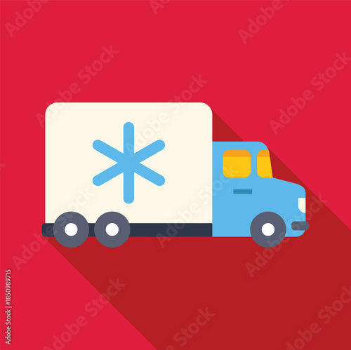 Refrigerated truck ensuring temperature controlled transportation of perishable goods, symbolizing efficient cold chain logistics