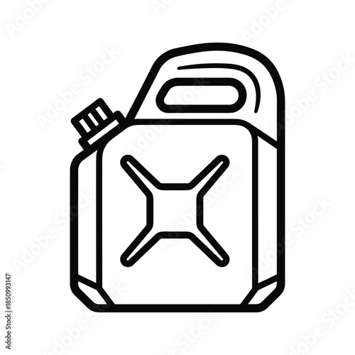 Gas Can Outline Icon