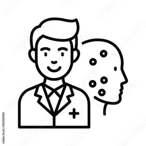 Doctor Examining Patient Skin Condition