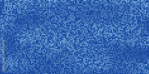 Modern Blue Tech Finance Fintech Background Abstract Pixel Pattern. Abstract Business Tech Design