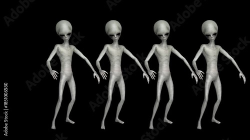 Ultra-Realistic Gray Alien 3D Animation Pack with Advanced Humanoid Gestures, Subtle Motion Psychology, Cinematic Body Language, Precision Movement Loops, Professional-Grade Sci-Fi Character Animation