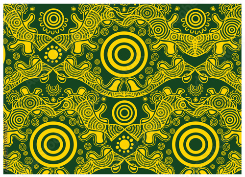 Australia aboriginal pattern background design abstract tribal nature art vector texture sporty