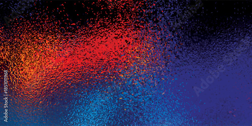 Vibrant Abstract Background with Textured Red and Blue Hues.