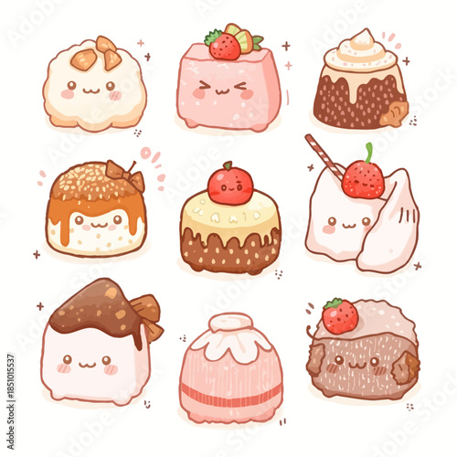 Cute Mochi Design Very Cool