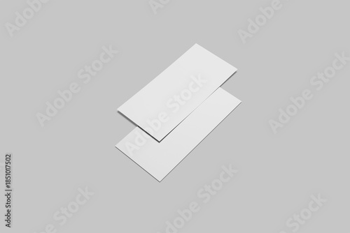 Blank DL Flyer Mockup