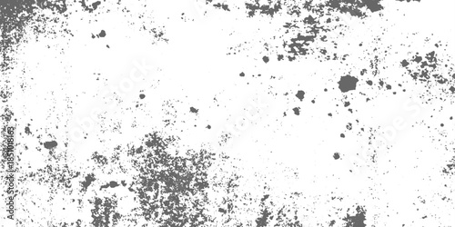 Abstract grunge background, Old damage Dirty grainy and scratches, Monochrome abstract splattered background. Grunge texture black and white rough vintage distress background,