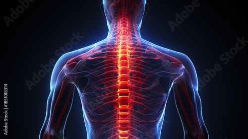 Wallpaper Mural Spinal cord x-ray back Torontodigital.ca