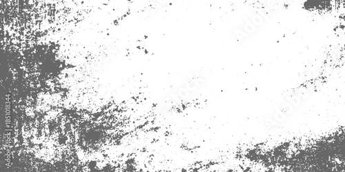Abstract grunge background, Old damage Dirty grainy and scratches, Monochrome abstract splattered background. Grunge texture black and white rough vintage distress background,