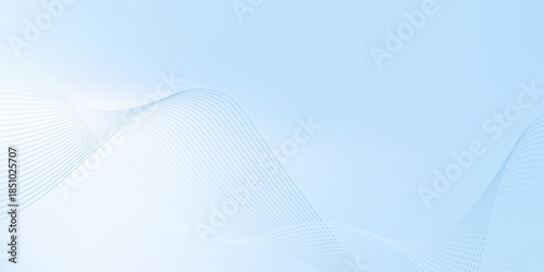 Beautiful Flowing Summer Color Abstract Background. Sky blue and cream gradient mesh background. Refreshing abstraction artwork. Vector Illustration.