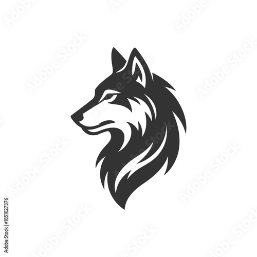 Powerful wolf logo design conveys strength and loyalty for your brand or creative project needs now
