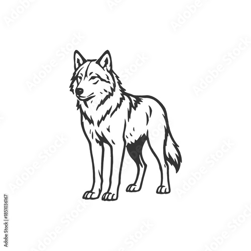 Riftfall Wolf Stencil Flow Vector