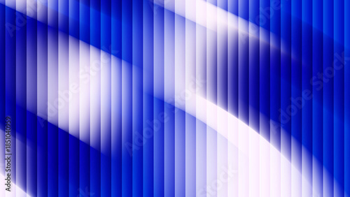 Dynamic Blue Abstract Gradient Waves with Vertical Stripe Effect