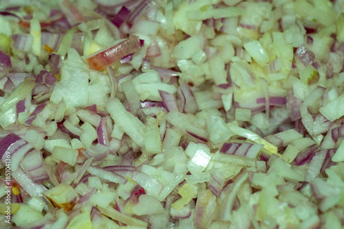 Enhance your culinary with the flavor of freshly chopped red onions