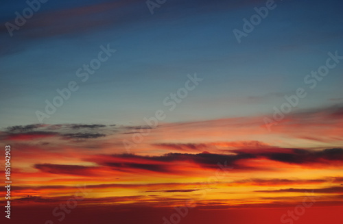 Dramatic Cloudy Sky Background with Natural Light and Atmospheric Clouds
