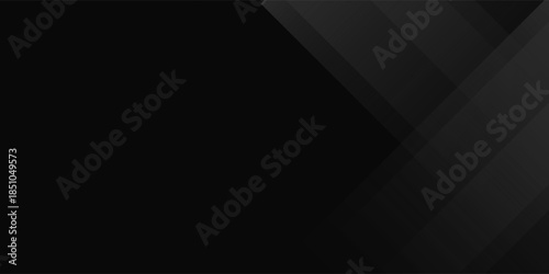 black abstract background with overlapping stripes. great for banner, website, poster, presentation, brochure, cover.