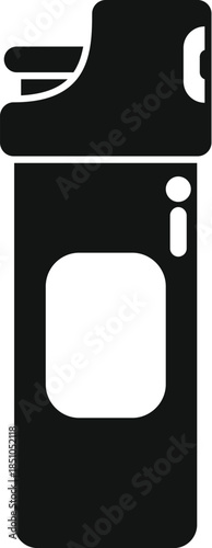 Personal defense spray canister icon for security and protection concepts