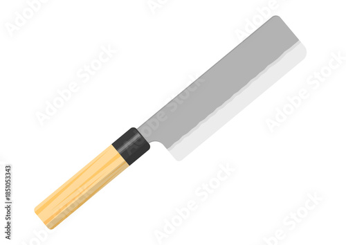 菜切包丁-Nakiri Knife (Traditional Japanese Vegetable Knife)