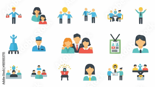 business people icons