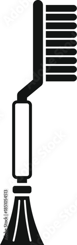 Housekeeping tool with bristles and a soft duster for various cleaning tasks