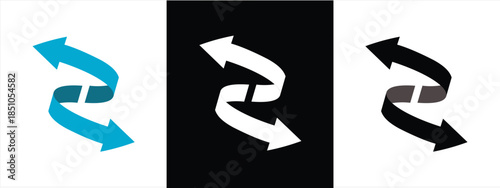 Vector Logo Symbol Double Arrow Icon