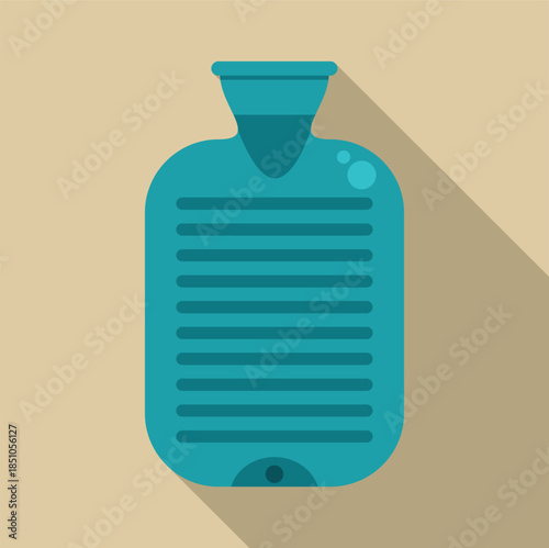 Hot water bottle providing heat therapy and comfort